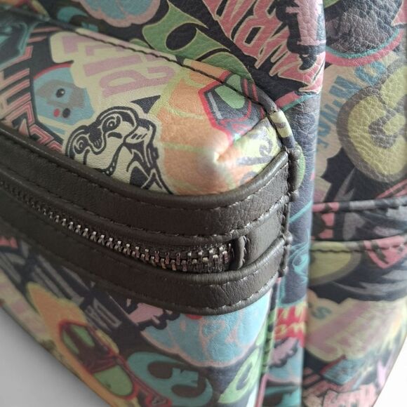 Loungefly Star Wars Pastel Graffiti Sticker Mini Backpack main image 5